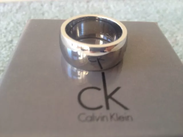 CALVIN KLEIN Stainless Steel Ring BNWOT