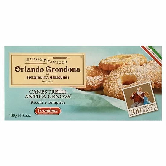 BISCUITS CAI ANTIQUE Genova Fabrique de Biscuits Orlando Grondona 100g