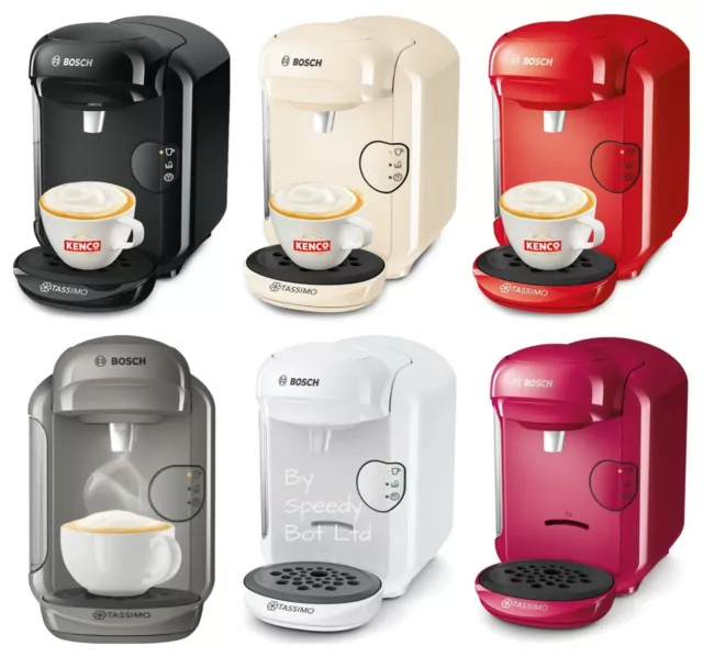 Bosch TASSIMO Vivy 2 Pods Hot Drinks Coffee Machine Gift Set Choose in 6 Colours