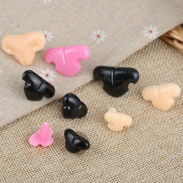 Plastic DIY Doll Multicolor Bear Safety Nose Cute Stuffed Animal Toy Accessories