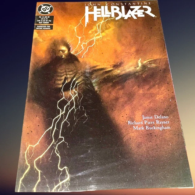 HELLBLAZER #15 VF, John Constantine, DC Comics 1989 Stock Image Great Condition
