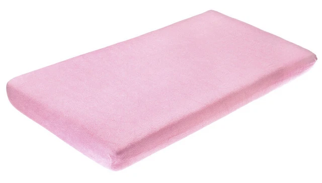 5903076302250 PRZEŚCIERADŁO NIEPRZEMAKALNE FROTTE RÓŻOWY 120x60 SENSILLO