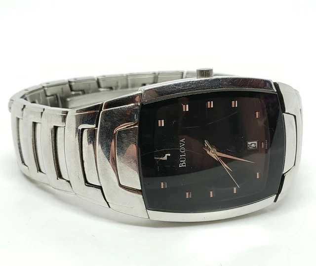 Bulova men's online square face watch
