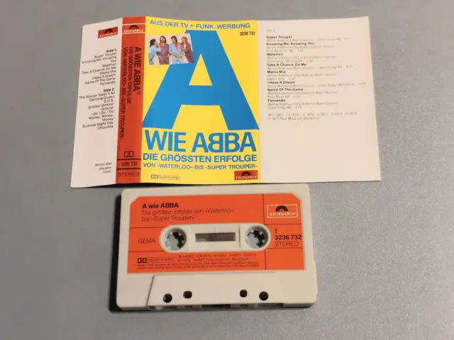 ABBA " A wie ABBA - Die größten Erfolge ", MC tape Kassette