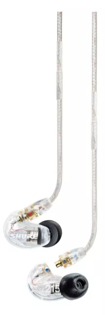 Shure SE215-CL-EFS In-Ear-Kopfhörer Sound Isolating Ohrhörer Zubehör Transparent