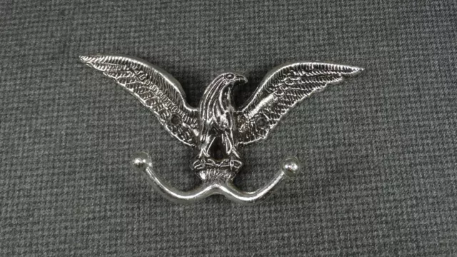 B2 American Tack & Hardware 1967 Eagle Double Wall Towel / Robe Hook