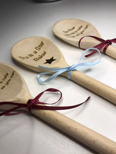 Personalised Wooden Spoon Wedding, Birthday, Gift ,Engagement,Christmas,branding