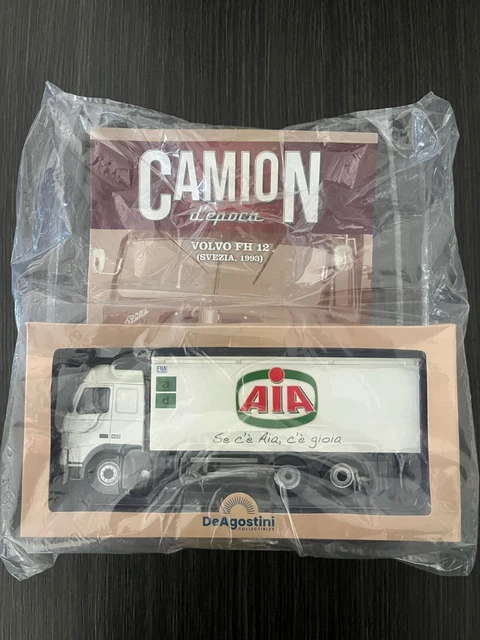 Volvo FH12 AIA Svezia 1993 - Camion D'époque 1/43 DeAgostini, Moulé Sous Pression Multicolore