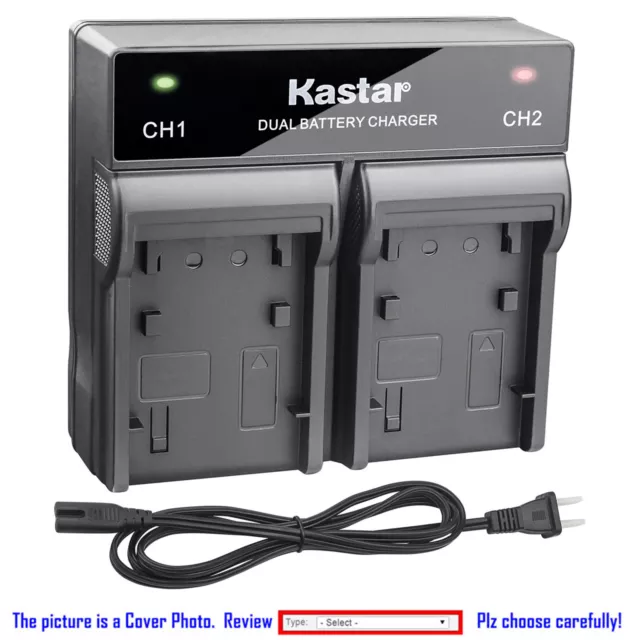 Kastar Battery Dual Rapid Charger for Ricoh DB-110 & Ricoh GR III Digital Camera