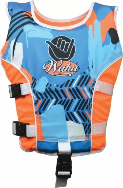 Wahu Swim Vest small | 15- 25kg | Swimming Ages 2-3 yrs | New Design orange new