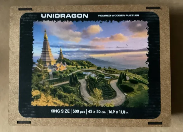 500 Piece Wooden Jigsaw Puzzle Chiangmai Mai By Unidragon Puzzles