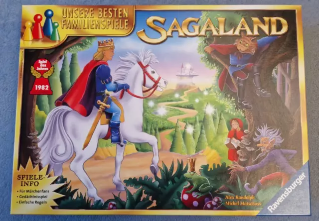 Ravensburger Sagaland Gesellschaftsspiel 26424 für Kinder & Erwachsene-neuwertig