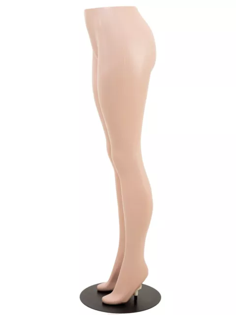 Lot of 2 Plastic Unbreakable Female Mannequin Legs Brazilian hips  #B1-002