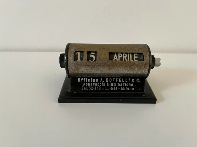 Calendario da scrivania rotante [Vintage]