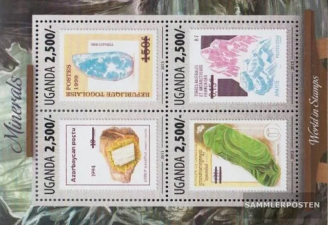 Uganda 3119-3122 Kleinbogen (kompl.Ausg.) postfrisch 2013 Briefmarken mit Naturm