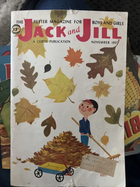 Jack and Jill Magazine Vintage November 1957