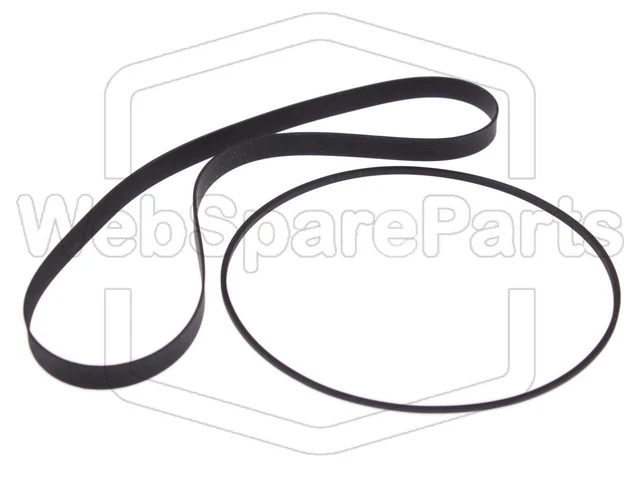 Kit De 2 Courroies + Rouleau Pour Sony TC-134SD - Pièces Détachées Neuves