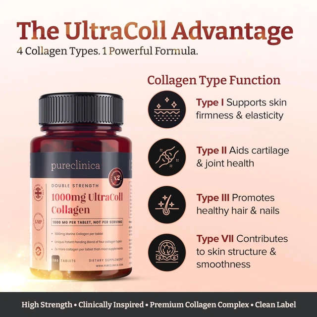 ULTRACOLL MARINE COLLAGEN 1000mg x 180 Tablets (6 Months Supply) The ...