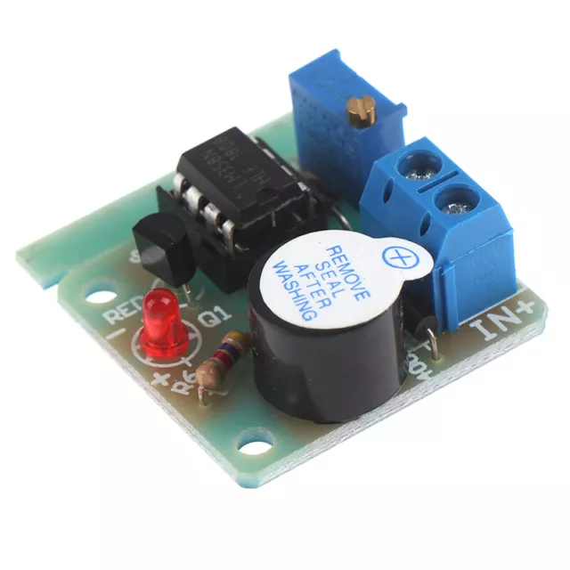 Anti Over Discharge Low Voltage Protection Module Audible Alarm Buzzer 9V 12.WD