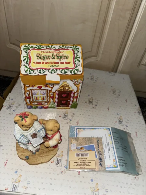 Cherished Teddies Sugar & Spice -A Dash Of Love To Warm Your Heart Boxed Figure