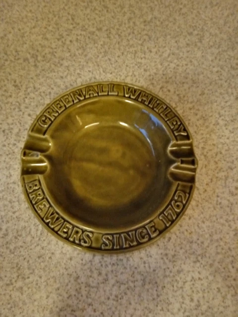 Vintage GREENALL WHITLEY CERAMIC ASHTRAY 19.5CM DIAMETER 4CM HIGH RARE