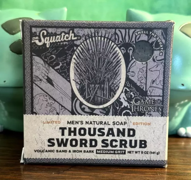 Dr Squatch Soap Thousand Sword Scrub - Game of Thrones - Limited Edition ⚔️