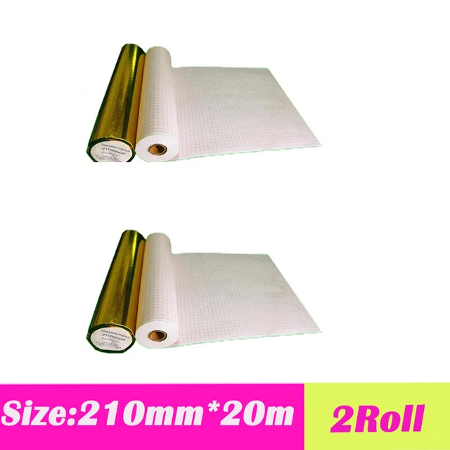 2Roll 210mm*20m Thermal Print Paper CONTEC ECG Machine Paper For Patient Monitor