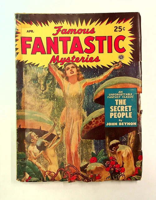 Famous Fantastic Mysteries Pulp Apr 1950 FR/GD 1.5 Low Grade