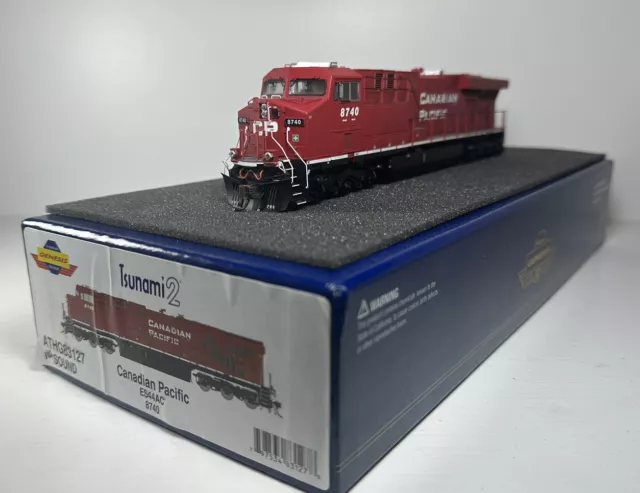 HO SCALE ATHEARN Genesis G83127 Canadian Pacific ES44AC #8740 w/DCC ...