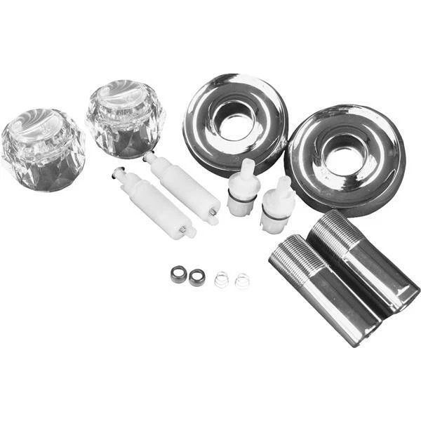 (3)DANCO DELTA CHROME Bathroom Remodeling Tub & Shower Trim Kit, 2
