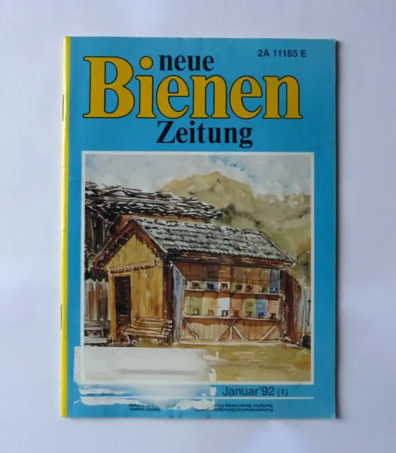 Neue Bienen Zeitung / Imkerzeitung Ausgabe 1 Januar 1992
