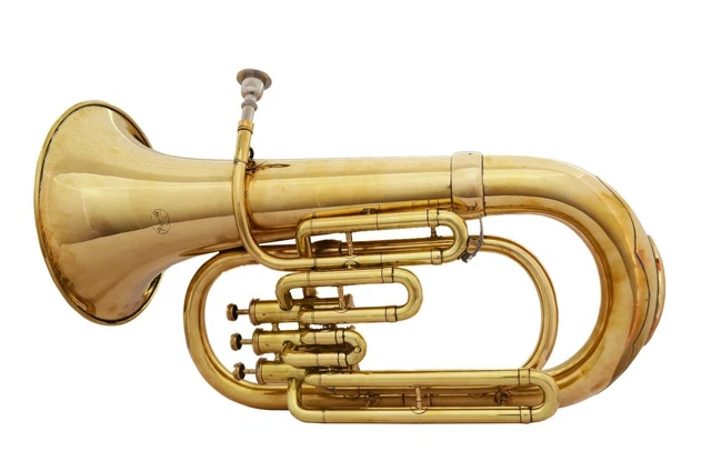 Bb FLAT 3 VALVE EUPHONIUM MARVELOUS  FREE CASE+MOUTHPIECE