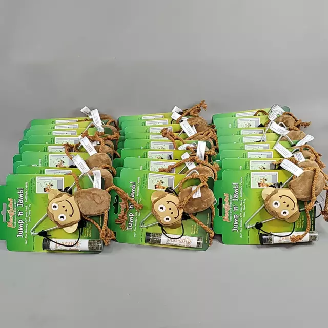 SMARTER PAW Meowijuana Organic Catnip Toy CASE OF 24! Jump 'n' Jamb Monkey Door