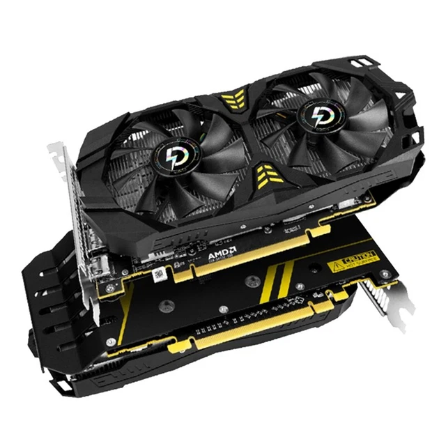PELADN RX 580 8 GB GDDR5 RX580 8G Computer-Gaming-Grafikkarte J4F86220 ...