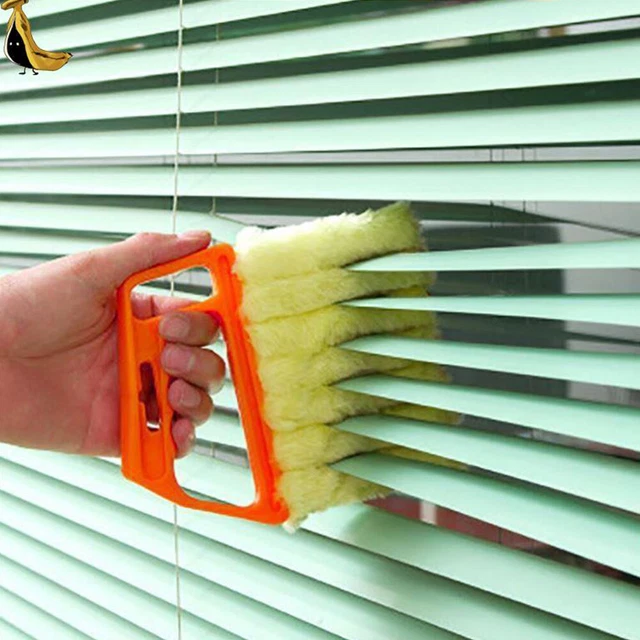 Limpiador ciego de mano para dientes polvo doméstico fácil limpieza cepillo de limpieza de ventanas