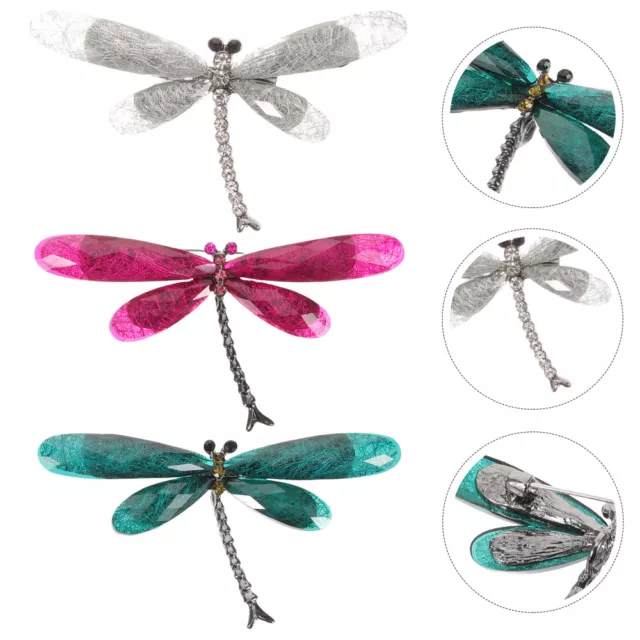 3 Pcs Woman Dragonfly Jewelry Anniversary Presents Gifts for