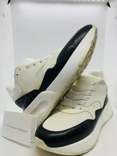 Alexander McQueen Nappa Joey Larry Sneakers Size 42.5D/9.5 US Pre-Owned