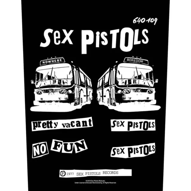 SEX PISTOLS official XLG back patch -pretty vacant