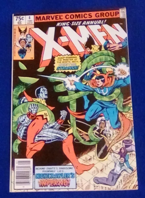 The Uncanny X-Men Annual 4 Doctor Strange 7.5 (Very Fine Minus) Nightcrawler