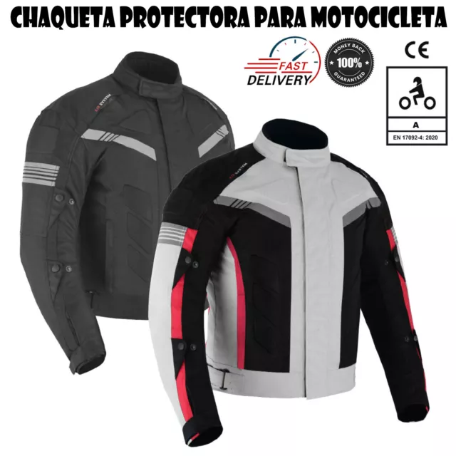 Chaqueta De Protección Para Moto Chaqueta Textil Impermeable Aprobado Ce