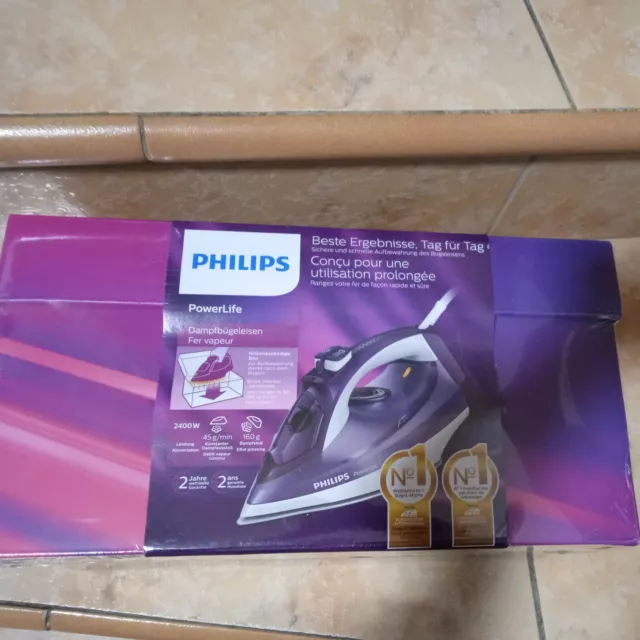 Fer A Repasser Vapeur Philips Power Life dans sa boîte de rangement thermoresist 2