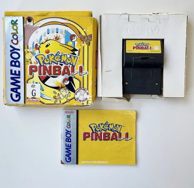 POKEMON PINBALL BOXED GBC Nintendo Gameboy Color