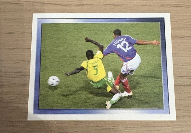 Carte Panini Football 1996 Thierry Henry Rookie AS Monaco - Non Collée - Vintage