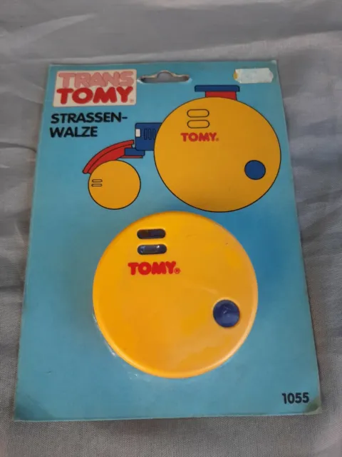 Trans Tomy transformable Straßenwalze / Mint on sealed Card / 1055 Tomy 1988