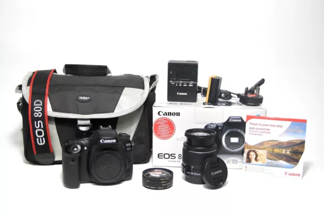 Canon EOS 80D DSLR 24.2MP + EFS 18-55mm IS Lens Kit. Ex Cond! Only 13k Shots!!!