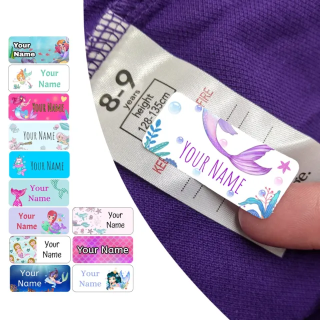 Personalised Stick on Clothes Labels Name labels - No Iron - No