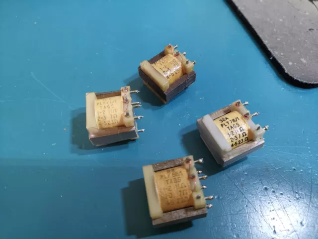 4 x PLY 71/1 Trasformatore Isolamento Segnale 11 Ohm 7 Ohm 23 Ohm