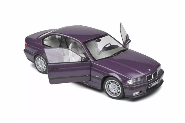 Bmw M3 E36 Coupe 1990 Techno Violet Solido S1803905 1/18 Metal Technoviolet
