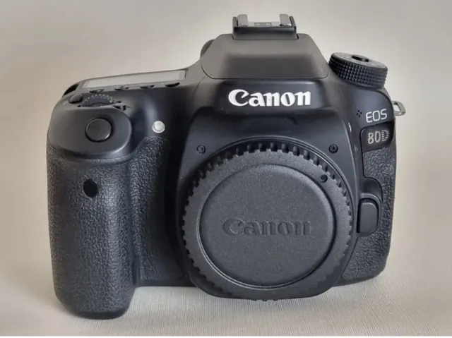 Canon EOS 80D 24.2MP Digital SLR Camera Body Only - Black