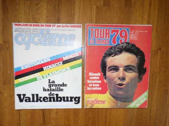 2x Revues MIROIR DU CYCLISME Annee 1979 Nr 268 (Tour de France) 272